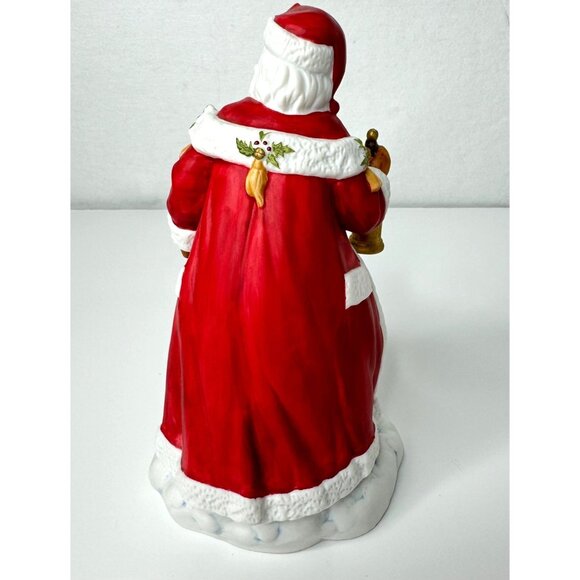 Porcelain Santa and Child with Teddy Bear by Avon - Picture 2 of 15
